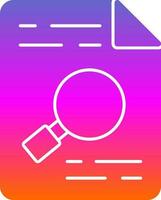 Analysis Vector Icon Design