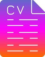 CV Vector Icon Design