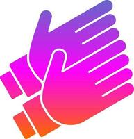 Clapping Vector Icon Design