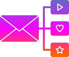 Email Marketing Vector Icon Design