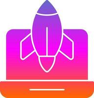 Rocket Vector Icon Design