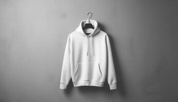 Blank hoodie for mockup design photo