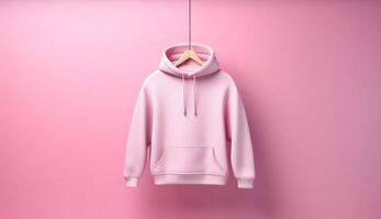 Blank hoodie for mockup design photo