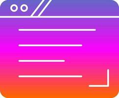Browser Vector Icon Design