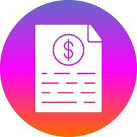 Medical Invoice Vector Icon Design