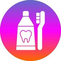 Toothbrush Vector Icon Design