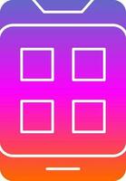 Mobile App Vector Icon Design