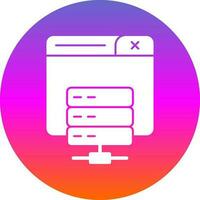 Server Vector Icon Design