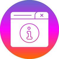Information Symbol Vector Icon Design