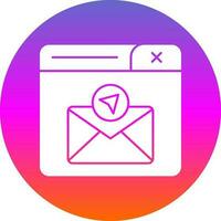 Send Mail Vector Icon Design