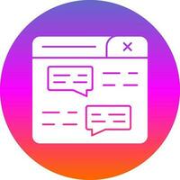 Messaging Vector Icon Design