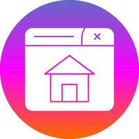 Homepage Vector Icon Design