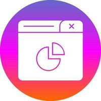 Chart Vector Icon Design