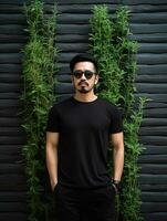 Luxury Black tshirt photo