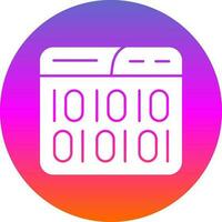 Binary Code Vector Icon Design