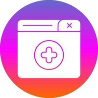 New Window Vector Icon Design