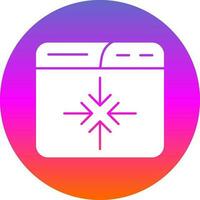 Minimize Vector Icon Design