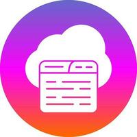 Cloud Vector Icon Design