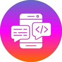 Conversation Vector Icon Design