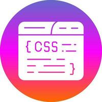 Css Coding Vector Icon Design