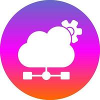 Cloud Computing Vector Icon Design
