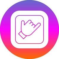 Little Finger Vector Icon Design