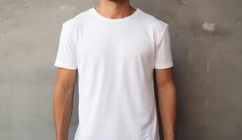 Blank Tshirt for mockup design photo