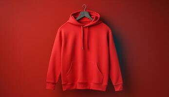 Blank hoodie for mockup design photo