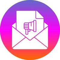 Email Marketing Vector Icon Design