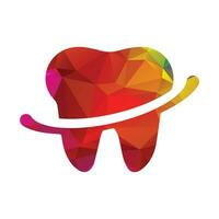 diente logo dental cuidado modelo vector ilustración