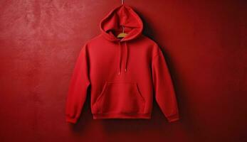 Blank hoodie for mockup design photo