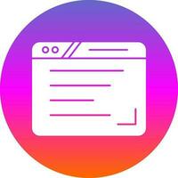 Browser Vector Icon Design