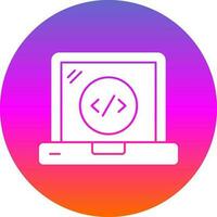 Web Coding Vector Icon Design