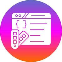 Style Sheet Vector Icon Design