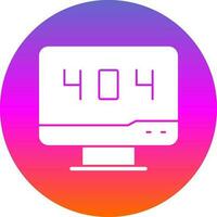 404 Vector Icon Design