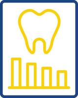 Dental Record Vector Icon Design