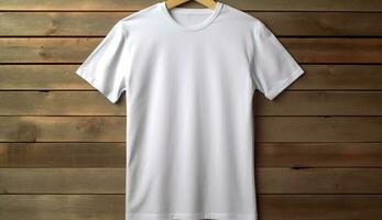 Blank T shirt photo for mockup design