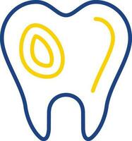 Caries Vector Icon Design