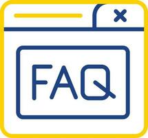 Faq Vector Icon Design