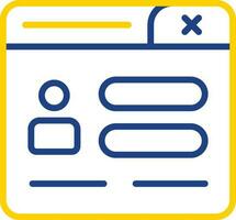 Signup Vector Icon Design