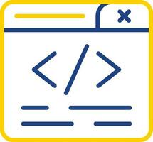 Web Programming Vector Icon Design