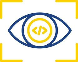 diseño de icono de vector de ojo