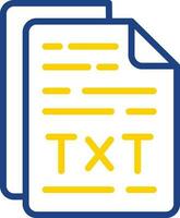 Txt File Vector Icon Design