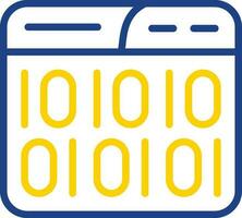 Binary Code Vector Icon Design