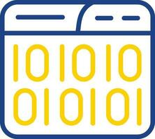 Binary Code Vector Icon Design