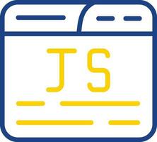 js vector icono diseño