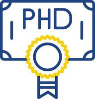 Phd Vector Icon Design