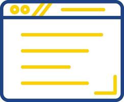 Browser Vector Icon Design