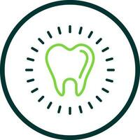 Tooth Whitening Vector Icon Design