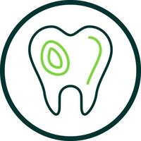 Caries Vector Icon Design